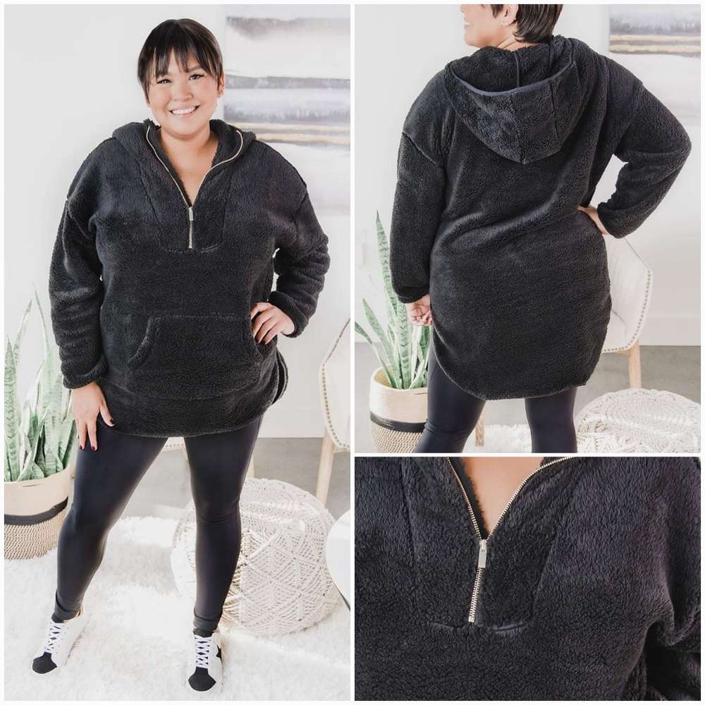 M Sherpa Half Zip Pullover